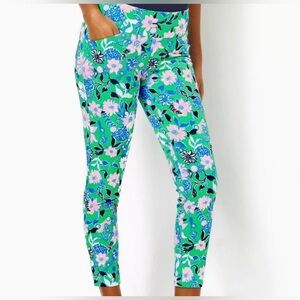 Lilly Pulitzer Womens Corso Pant Sz 16 Luxletic Spearmint Golf Till You Drop